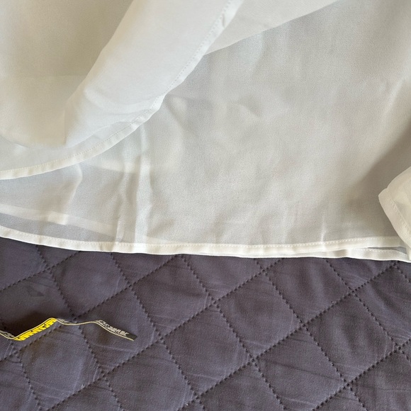 BUNDLE 4/$30NWT LADIES 2XL Alice CO LINED off white BLOUSE feminine cap sleeves - Picture 6 of 11